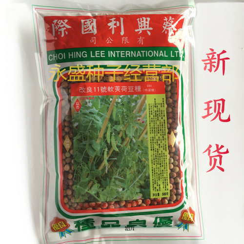 蔡兴利荷兰豆种子 改良11号软荚荷豆种604特选种子软荚荷兰豆500g