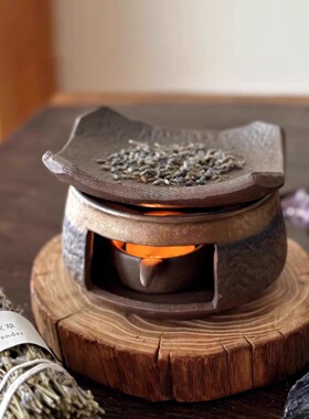 日式香薰炉蜡烛干烧小众高级熏香炉温茶烤茶炉雪松隔火烘烤炉熏炉