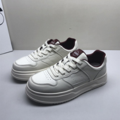 商场撤柜真皮男鞋 男百搭学院风牛皮 厚底休闲板鞋 网红韩版 小白鞋