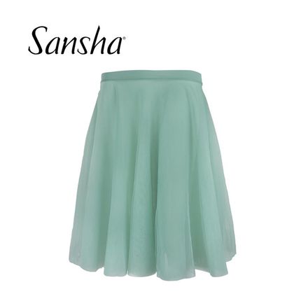 Sansha/三沙芭蕾舞裙 成人女软纱tutu裙舞蹈半身裙仙气网纱裙