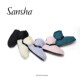 秋冬加绒跳舞鞋 芭蕾古典舞练功鞋 WOOL 三沙舞蹈保暖靴儿童 sansha