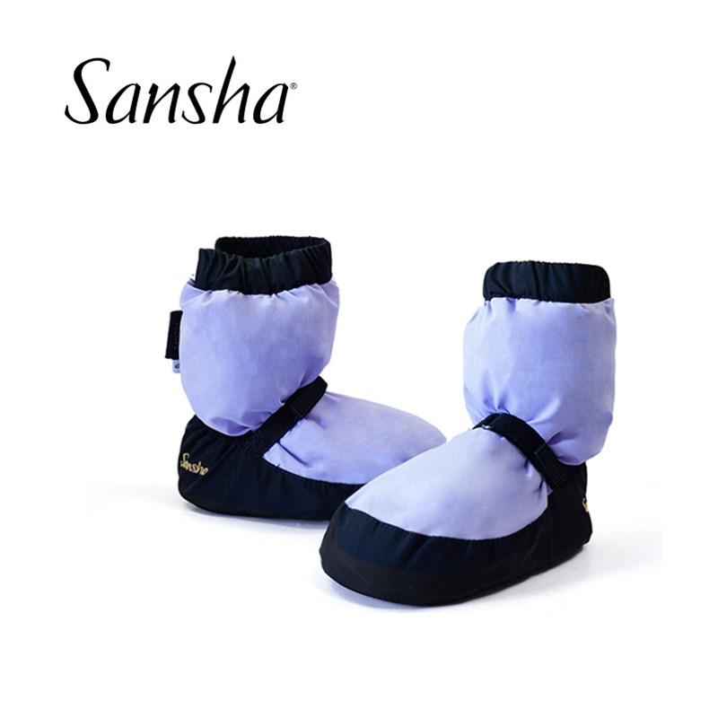 Sansha/三沙舞蹈保暖靴成人 儿童芭蕾古典舞练功鞋秋冬加绒跳舞鞋