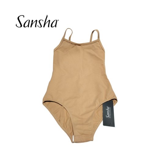 sansha/三沙儿童芭蕾舞蹈服抢装衣隐莱卡形练功服肉色打底形体服