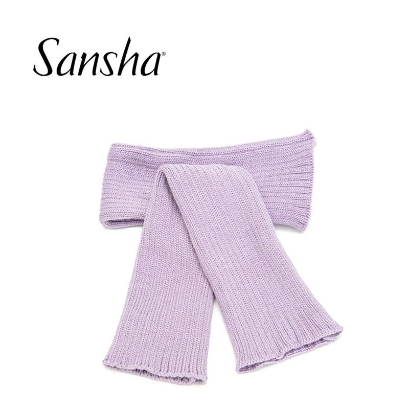 Sansha 法国三沙女童保暖护腿芭蕾舞针织袜子儿童腿袜套舞蹈护具