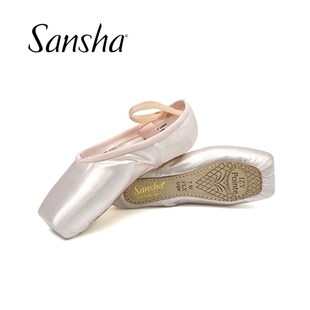 Sansha/三沙初学者立足尖舞鞋缎面舞蹈练功硬鞋芭蕾舞足尖鞋ID