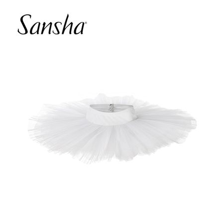Sansha/三沙成人tutu裙芭蕾舞中裙专业表演裙 女半身裙纱裙DF0702