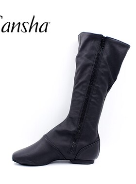 Sansha/三沙订制款剧院靴舞台剧现代舞高筒牛皮舞蹈演出鞋CB1