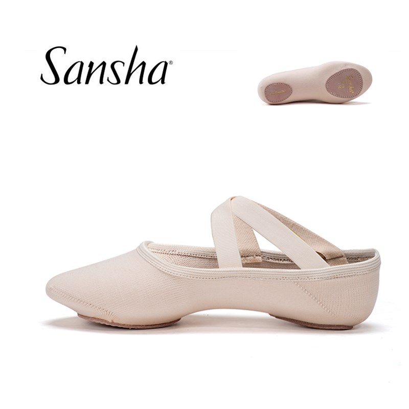 三沙女舞蹈软鞋弹力布练功鞋