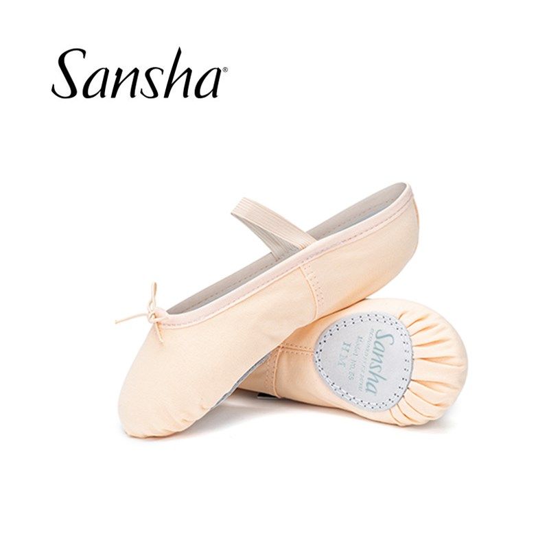 Sansha/三沙芭蕾舞练功鞋瑜伽鞋儿童舞蹈鞋软底鞋跳舞猫爪鞋NO.55,运动/瑜伽/健身/球迷用品,芭蕾舞鞋,淘宝优惠券,粉丝福利购,淘宝优惠卷