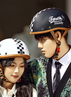 NUH新国标3C认证电动电瓶车头盔摩托男机车女士四季通用半盔瓢盔