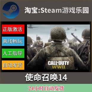 使命召唤14：二战 Steam正版离线 全DLC 中文PC游戏 包更新 正版