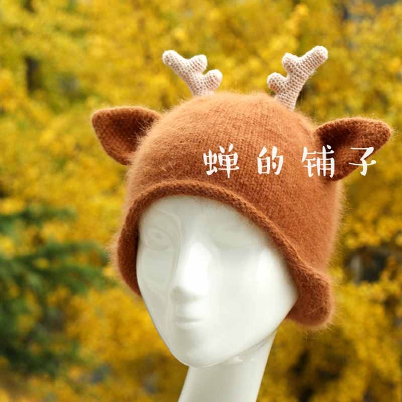 秋冬貂绒羊绒可爱超萌小鹿角兔毛宝宝洋气时尚护耳男女婴儿童帽子,童装/婴儿装/亲子装,帽子,淘宝优惠券,粉丝福利购,淘宝优惠卷