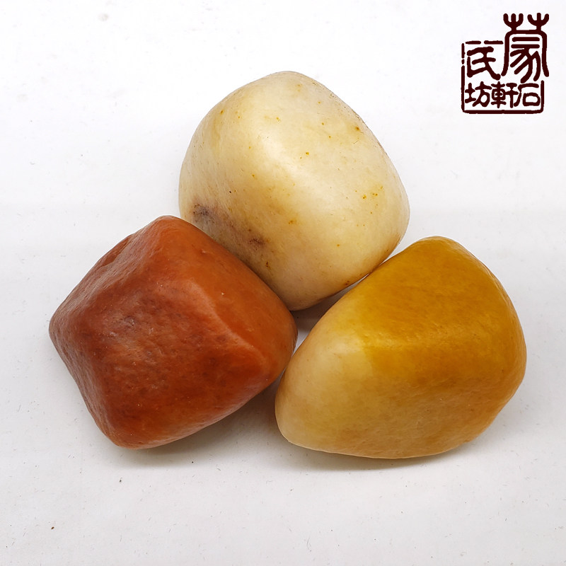 新疆乌尔禾金丝玉原石戈壁玉地表籽料彩玉宝石光手把件摆件