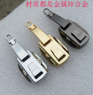 公文包双肩背包拉头安全防盗扣高档箱包配件数字锁扣密码 拉链锁