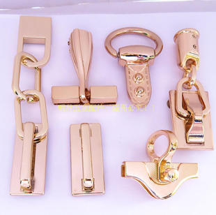 包拎环配件链条圆环螺丝固定拱桥女包真皮提手扣子编织带扣包带扣