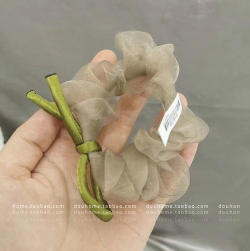 超仙风蓬松高马尾头绳蝴蝶结发圈