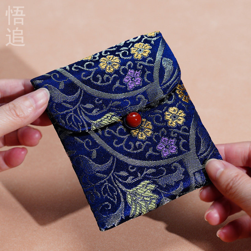 高档首饰袋刺绣中国风文玩织锦手镯珠宝饰品锦囊收纳布袋小福袋子