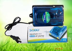 松宝单头增氧机sb222  248a双孔348a 648 108鱼缸养鱼充气氧气泵