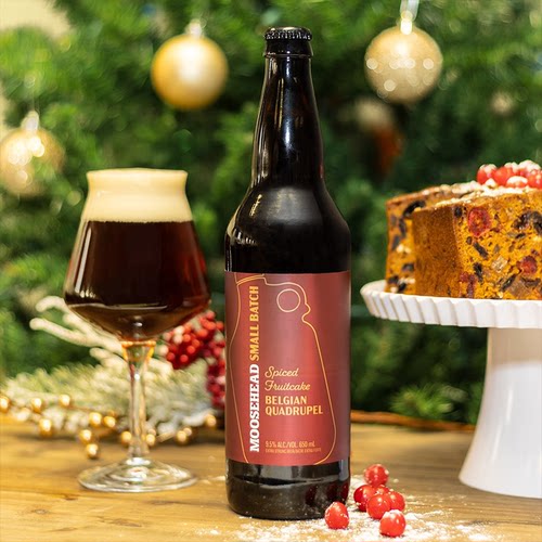 加拿大进口moosehead魔书精酿水果蛋糕比利时四料风味啤酒650ml