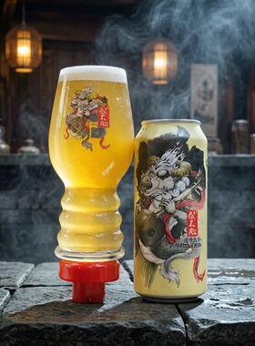 新品上市 或不凡龙生九子囚牛貔貅烈性浑浊IPA精酿啤酒500ml罐装