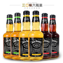 杰克丹尼 威士忌 预调酒 柠檬味苹果味可乐味6瓶装正品鸡尾酒前红
