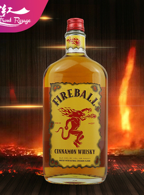 洋酒加拿大进口火龙肉桂威士忌Fireball Cinammon Whisky750ML