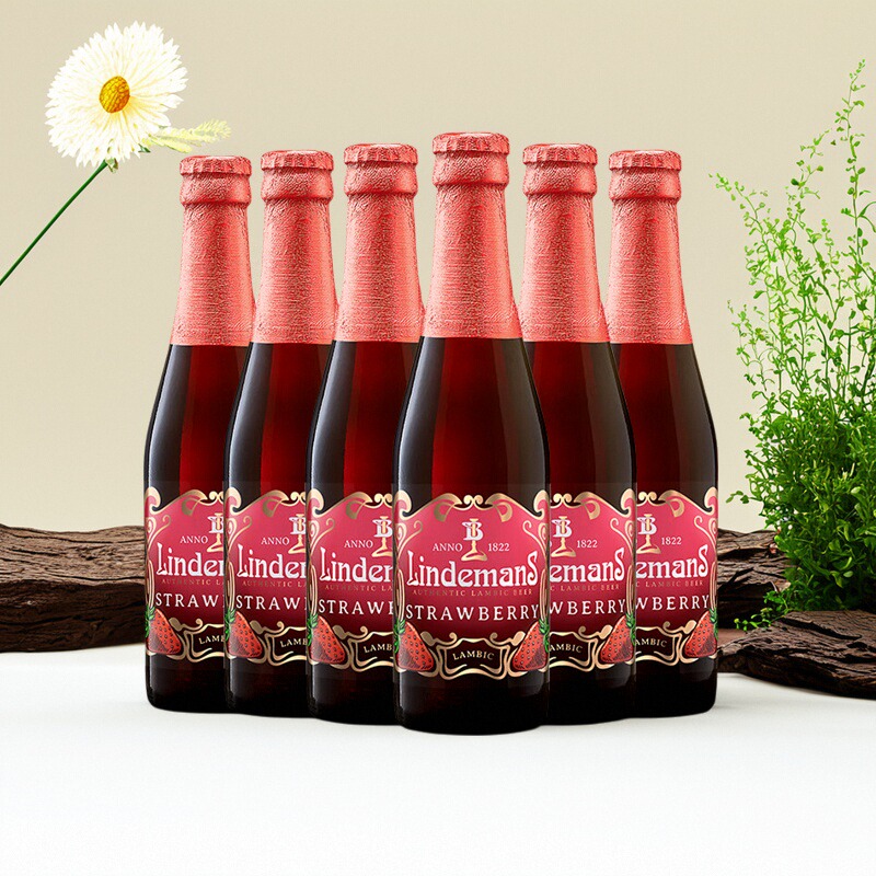 比利时进口林德曼比利时草莓啤酒