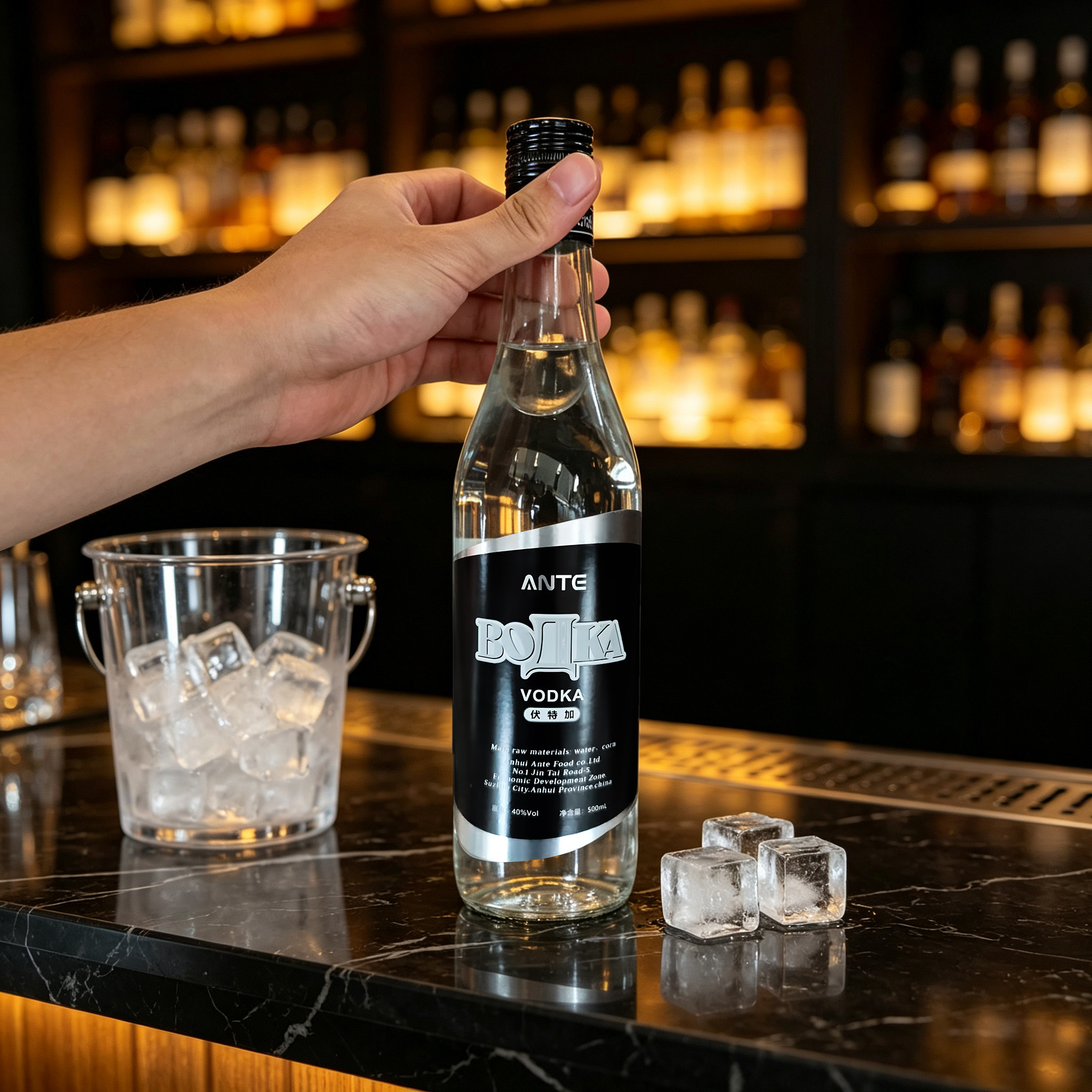 安特伏特加 三勇士伏特加40度鸡尾酒基酒 烈酒ANTE VODKA 原味伏