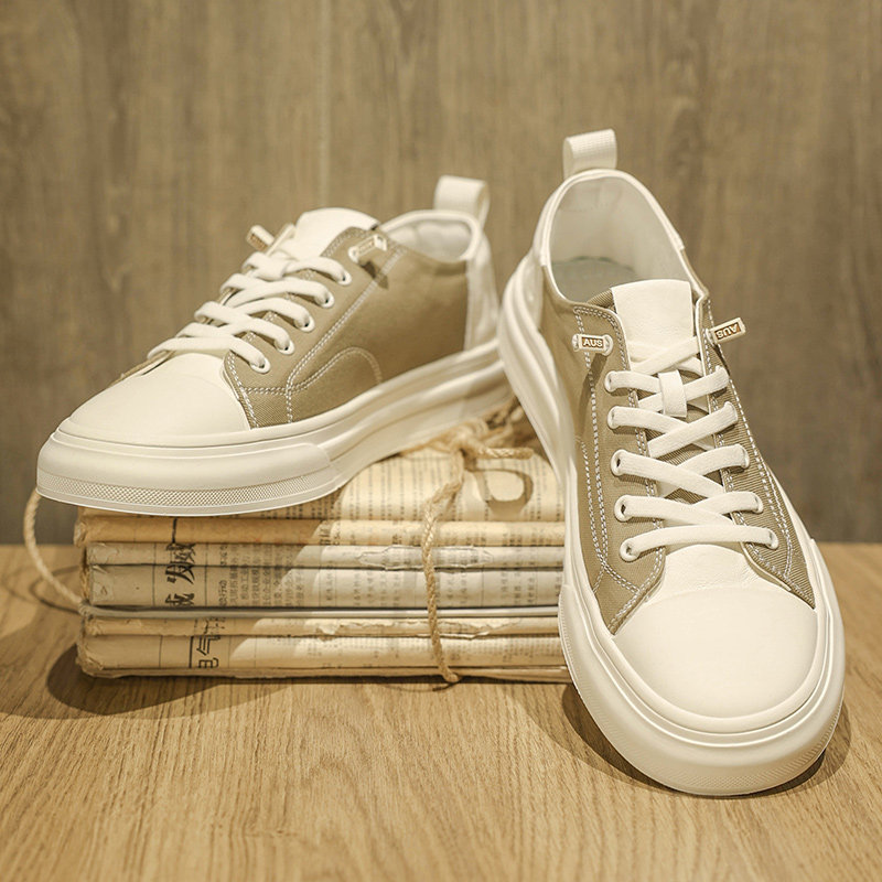 一脚蹬男鞋夏季透气痞帅高级感板鞋懒人布鞋男款高档冰丝帆布潮鞋