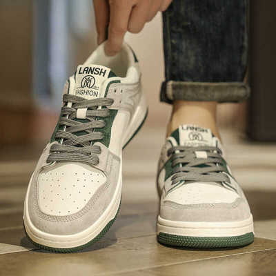 运动春季休闲板鞋透气百搭平底