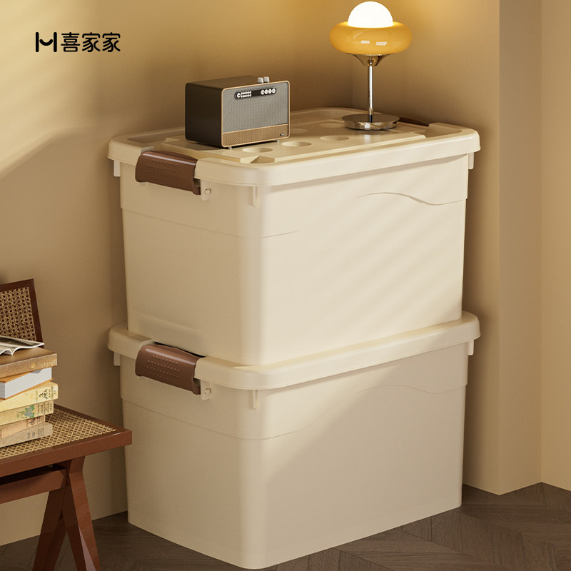 【商超品质】超大容量加厚收纳箱