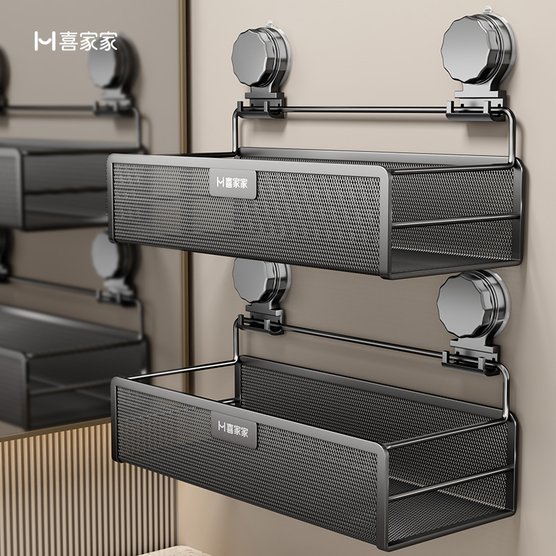 吸盘置物架卫生间免打孔收纳架