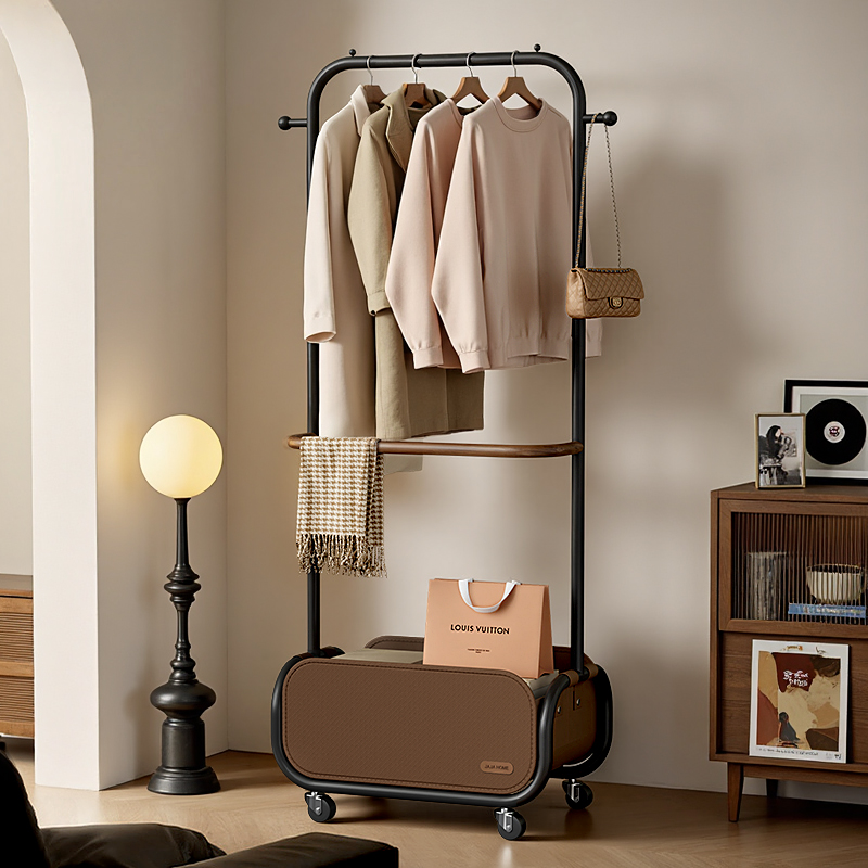 【高颜值新款】可移动卧室挂衣架