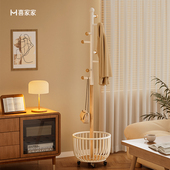 衣帽架可移动脏衣篓置物架家用室内入户落地次净衣服架卧室挂衣架