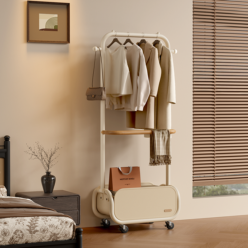 专放隔夜衣小型卧室落地挂衣架