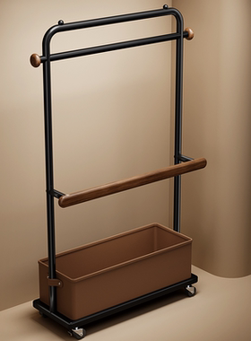 衣架落地卧室2025新款晚上放衣神器可移动衣帽架房间次净衣挂衣架