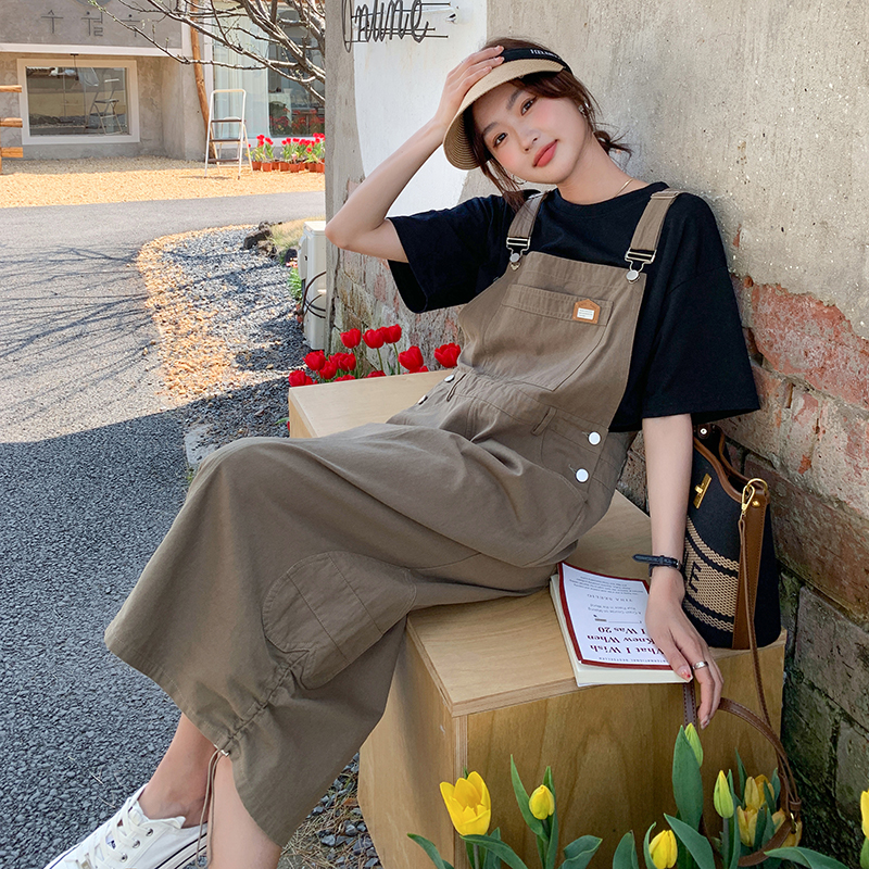 2023夏季新品两色背带裙216-701-P115控168，女装连衣裙，哈尼墨墨