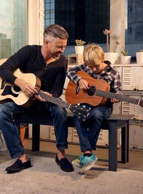 Taylor泰勒西部114E 214CE 224CE 40/41寸单板电箱民谣木吉他泰莱