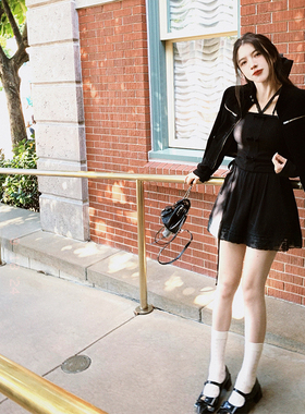 渔小平 娇娇 独特绝美半身裙针织小套装早秋减龄漂亮洋气套装裙