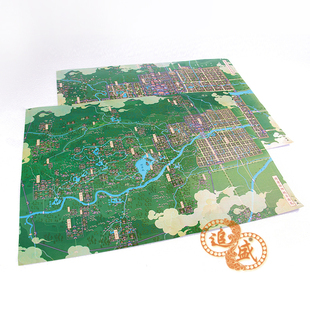 隋唐洛阳手绘地图+西苑