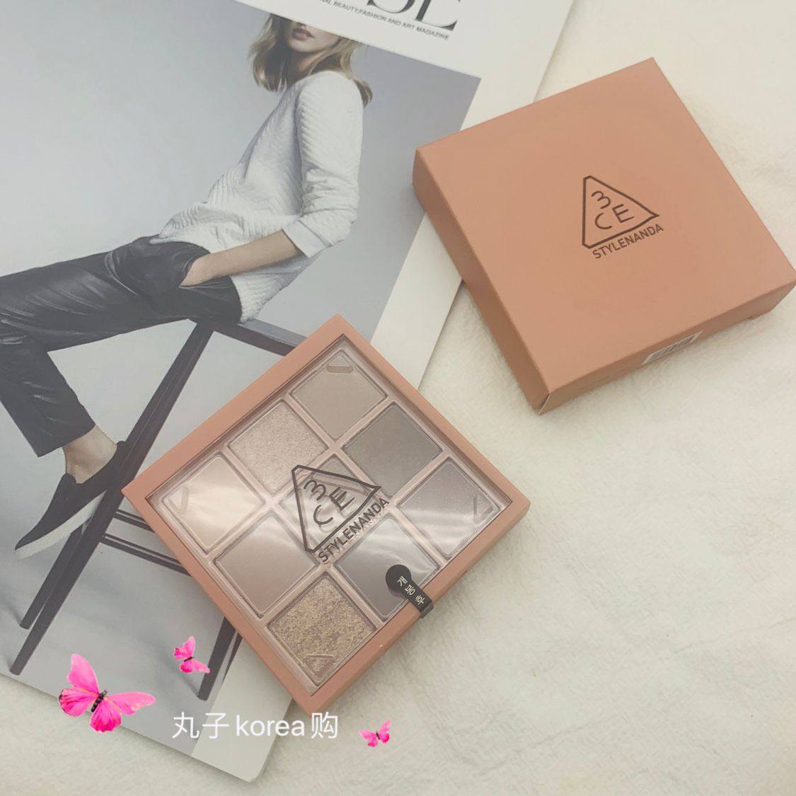 3CE眼影九宫格眼影盘overtake南瓜色,彩妆/香水/美妆工具,眼影,淘宝优惠券,粉丝福利购,淘宝优惠卷