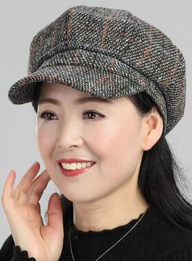 户外鸭舌帽八角帽女士休闲春秋季