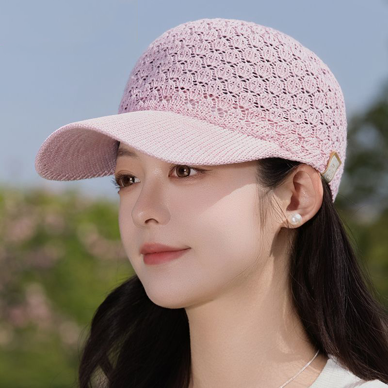 帽子女夏季镂空防晒遮阳帽棒球帽