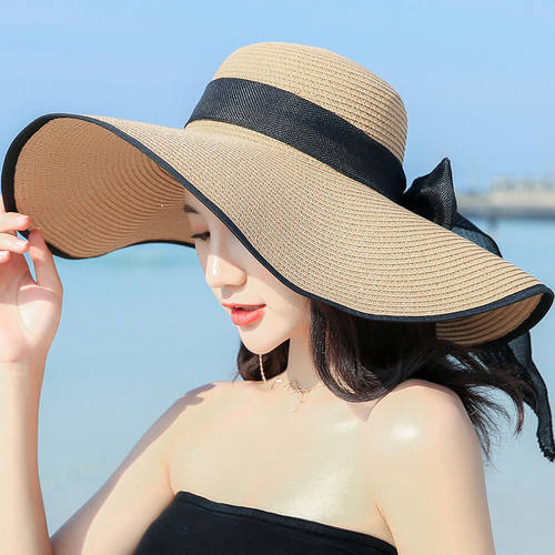 大檐帽沙滩海边休闲女春夏季