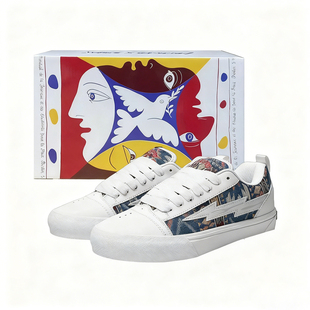 LightningXstorm毕加索画作联名闪电男女鞋子复仇风暴增高滑板鞋