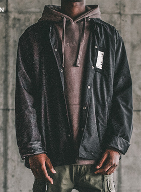 APHELION远日点街头潮牌外套男回到未来主题教练夹克休闲运动外套