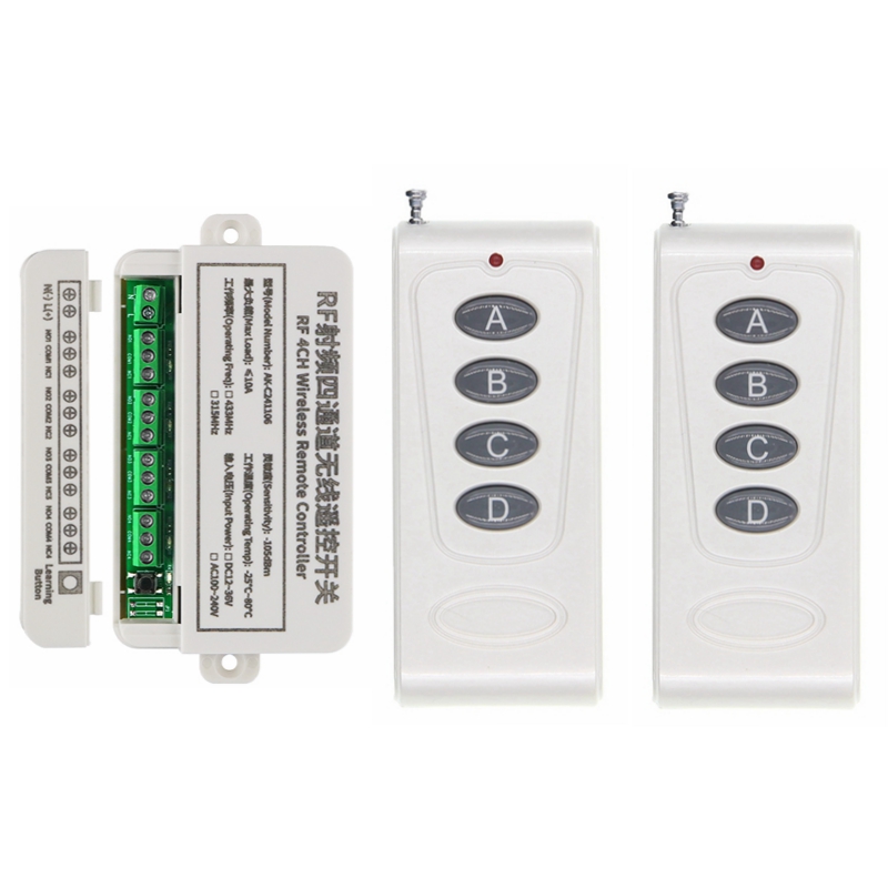 12V24V36V四路无线继电器开关