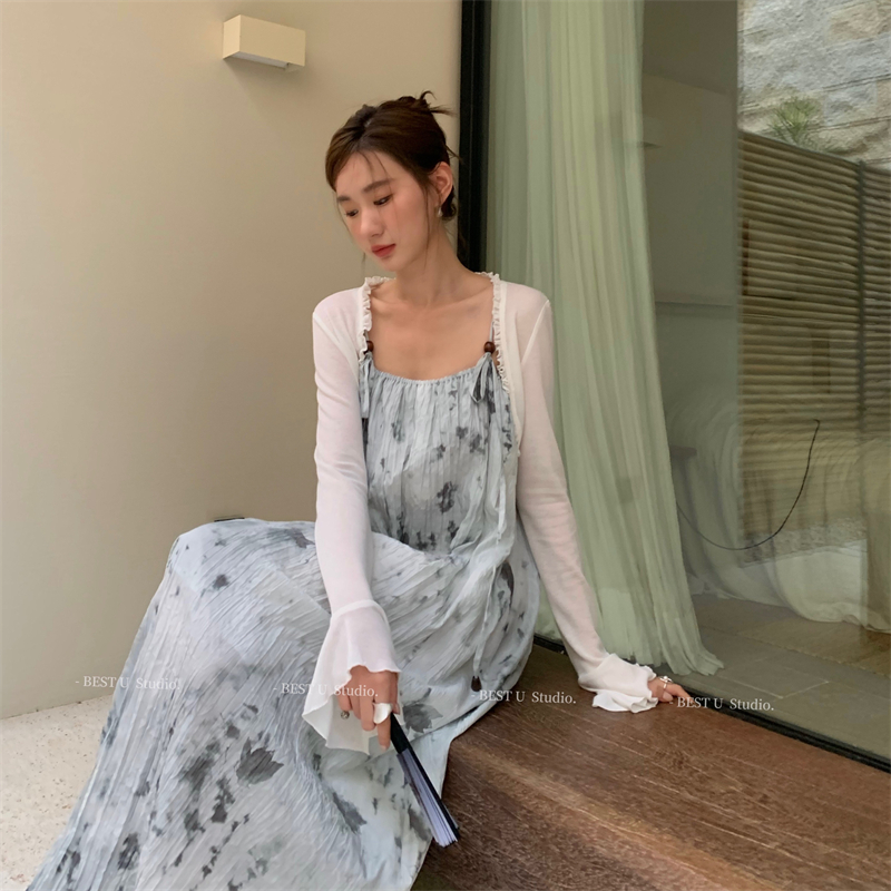 BestU气质木耳边防晒短款披肩