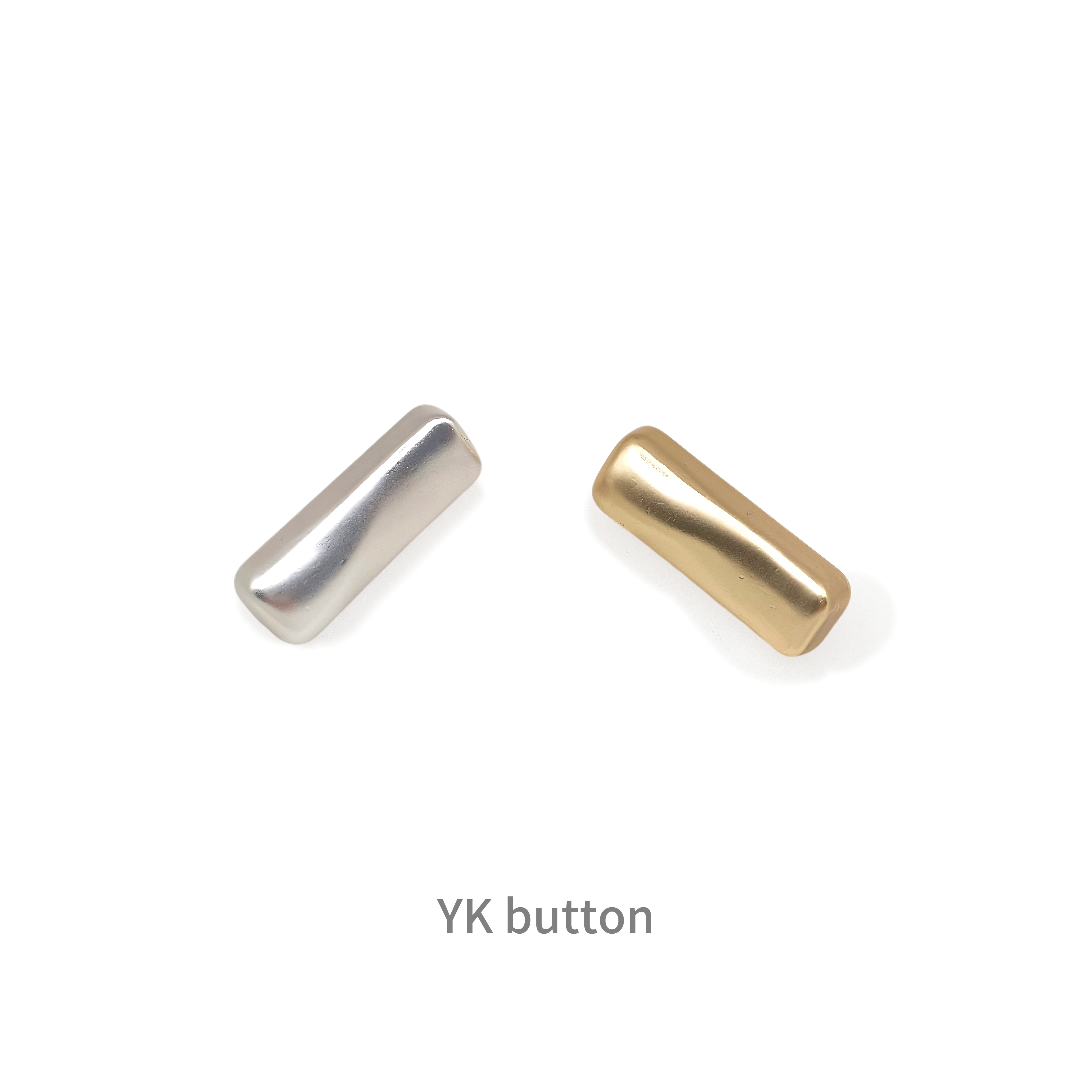 金属一字型方边纽扣服装外套长方形扣子饰品配件金色装饰扣