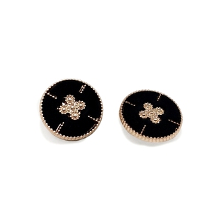 金属套植绒精致优雅小香风西装大衣呢外套质感超高级百搭扣子